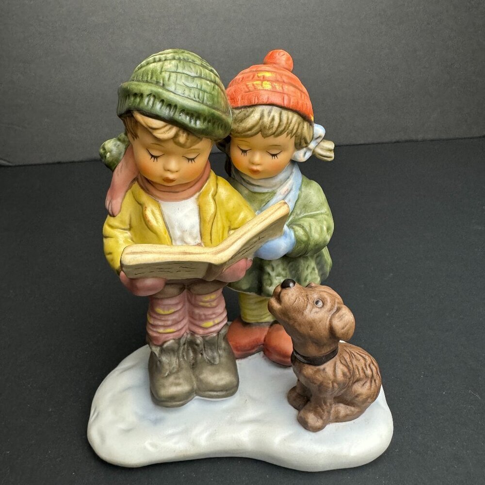 Vintage 1996 GOEBEL Berta Hummel Figurine Kids Puppy
